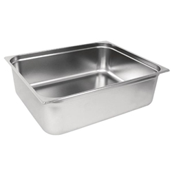Vogue Stainless Steel 2/1 Gastronorm Tray 200mm