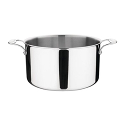 Vogue Stainless Steel & Aluminium Tri-Wall Stew Pan 280mm