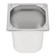 Vogue Heavy Duty Stainless Steel 1/6 Gastronorm Tray 200mm
