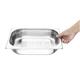 Vogue Stainless Steel Perforated 1/2 Gastronorm Tray 65mm