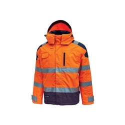 U Power Defender High Visibility Parka Jacket Orange Small