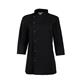 Whites Ladies Fitted Chef Jacket Black XS