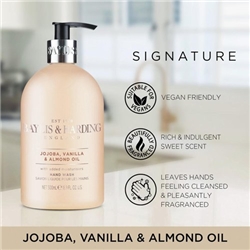 Baylis & Harding Jojoba, Vanilla & Almond Oil 500ml Hand Wash - PACK (3)