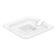 Vogue Polycarbonate 1/6 Gastronorm Lid Notched