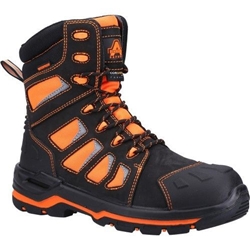Amblers Safety Beacon S3 WR HRO SRC Safety Boot Orange [Size UK 7/ EU 41]