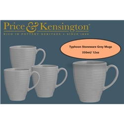 Typhoon Living Grey Mug - PACK (12)