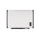 Bi-Office Provision Magnetic Whiteboard; Lacquered Steel Surface; Aluminium And Black Plastic Frame; 1800x1200mm