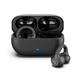 JLab Audio Flex Open Air Clip True Wireless Black Earbuds with Charging Case