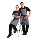 Whites Polycotton Bib Apron Charcoal