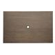 Bolero Complete Outdoor Aluminium Table Dark Wood Effect 1200x760mm