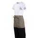 Whites Short Bistro Apron Tan