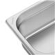 Vogue Stainless Steel Gastronorm 2/4 Tray 100mm