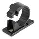 StarTech.com 100 Self Adhesive Cable Management Clips Black