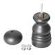 Olympia Salt Or Pepper Grinder Grey Hevea Wood 125mm