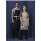 Southside Bib Apron Denim Black