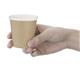 Fiesta Recyclable Hot Cups Single Wall Kraft 6oz (1000 Pack)