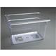 Vogue Polycarbonate 1/4 Gastronorm Container 150mm Clear