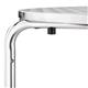 Bolero Round Stainless Steel Bistro Table 700mm