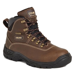 Sterling Steel S3 SRA Waterproof Leather Hiker Brown [Size UK 10/ EU 44]