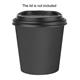 Fiesta Recyclable Hot Cups Single Wall Black 6oz (50 Pack)