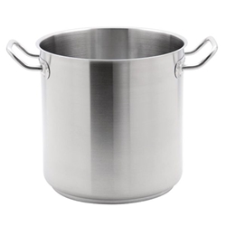 Vogue Stainless Steel Deep Stock Pot 30cm