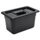 Vogue Polycarbonate 1/4 Gastronorm Container 150mm Black