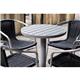 Bolero Cast Iron Table Base Grey
