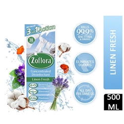 Zoflora Linen Fresh Disinfectant 500ml - PACK (12)