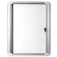 Bi-Office Mastervision Outdoor Lockable Board; Magnetic Lacquered Steel Surface; Aluminium Frame; 67x93.1cm (9xA4)