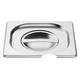 Vogue Stainless Steel 1/6 Gastronorm Notched Lid