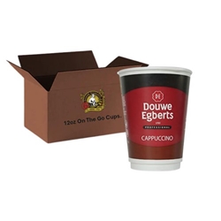 Douwe Egbert Cappuccino 12oz On The Go (10-150 Cups)