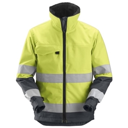 Snickers 1138 Core High Visibility Insulated Jacket Class 3 Yellow/Steel Grey Medium [Regular]
