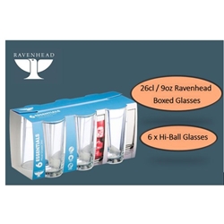 Essentials Hi-ball Glasses 260ml Pack 6's - PACK (6)