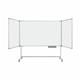 Bi-Office Maya Trio Whiteboard On A Mobile Structure; Magnetic Lacquered Steel Dry Wipe Surface; Aluminium Frame; 1500x1000mm