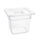 Vogue Polycarbonate 1/6 Gastronorm Container 150mm Clear