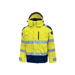 U Power Defender High Visibility Parka Jacket Yellow Large