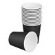 Fiesta Recyclable Hot Cups Single Wall Black 6oz (50 Pack)