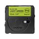 Brother 12mm Black on Light Green  Labelling Tape -BTAGG31