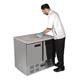Polar G-Series Double Door Counter Fridge with Granite Work Top 240Ltr