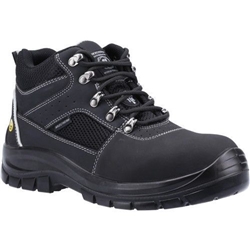 Skechers Work Trophus Letic ST S1 P FO SRA ESD Safety Boot Black [Size UK 8/ EU 42]