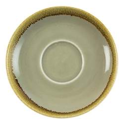 Olympia Kiln Cappuccino Saucer Moss 160mm (6 Pack)