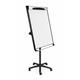 Bi-Office Mastervision Flipchart Mobile Easel; Lacquered Steel Magnetic Surface; Black Structure; 70x100cm (Euro Size)