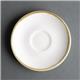 Olympia Kiln Espresso Cup Saucer Chalk 115mm (6 Pack)