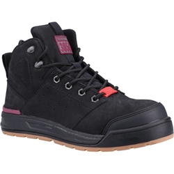 Hard Yakka 3056 S1P FO HRO SRC Ladies Safety Boot Black [Size UK 9/ EU 43]