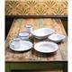 Olympia Enamel Pie Dishes Rectangular 180 x 135mm (6 Pack)