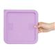 Hygiplas Square Food Storage Container Lid Purple Medium