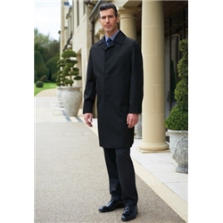 Brook Taverner Mix & Match Whipcord Single Breasted Coat Black 44 Long 4003D