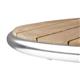 Bolero Ash Round Poseur Height Table 600mm