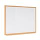 Bi-Office Earth Executive Non-Magnetic Whiteboard; Drywipe Surface; MDF Frame With Oak Finish; 1800x1200mm