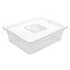 Vogue Polycarbonate 1/2 Gastronorm Container 100mm Clear
